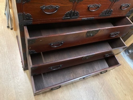 時代箪笥 和風チェスト 幅105cm 中古