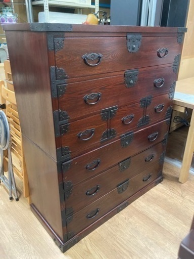 時代箪笥 和風チェスト 幅105cm 中古