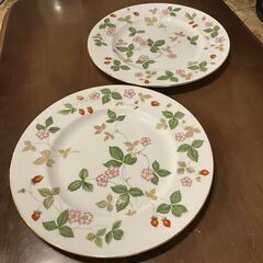 WEDGEWOOD ワイルドストロベリー 27cm 大皿 プレー...