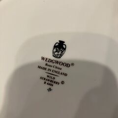 WEDGEWOOD ワイルドストロベリー 27cm 大皿 プレート 2枚セット ウェッジウッド 英国製●E023A161の画像