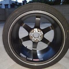 ウィンダム　TE37SL18㌅9.5j +45　４本　pcd100 TE37SL 18インチ 9.5J +45 PCD100×5