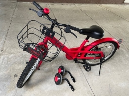子供用自転車　18インチ　補助輪あり