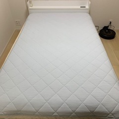 セミダブル　ベッド　収納付き