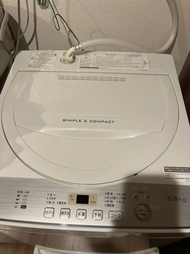 シャープ製洗濯機