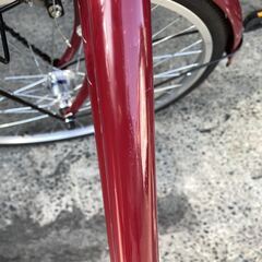 新品・未使用　ママチャリ　オートライト付き　26インチ　シマノ6段ギア　ロゼの画像