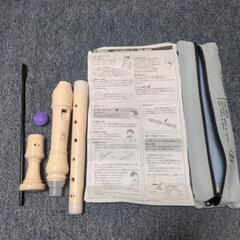 中学校バロック式リコーダーの画像