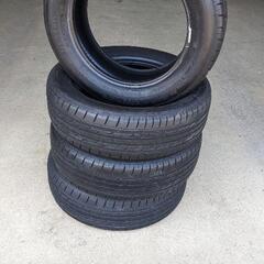 組換工賃無料 ブリヂストン中古タイヤ4本 185 60R 15 アクア