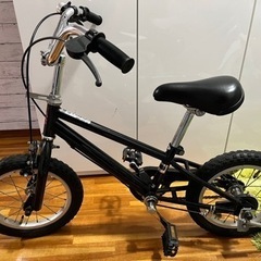 自転車14インチ補助輪あり
