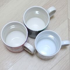 Francfranc フランフラン　ミッキー＆ミニー　マグカップ　YAXELL ヤクセル　ミッキーマウス マグカップ　3個セット　ディズニー　Disneyの画像