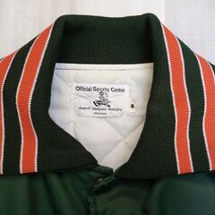 「取引完了済」【古着】ナイロンスタジャン 🏈 Made in Michigan（U.S.A.）の画像