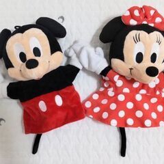 ミッキー&ミニー パペット 