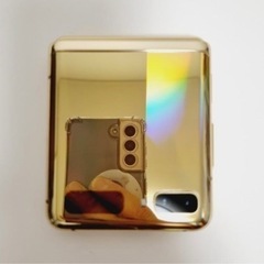 美品)ギャラクシーZ Flip 256GB ゴールド SIMフリー対応 激安です！