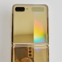 美品)ギャラクシーZ Flip 256GB ゴールド SIMフリー対応 激安です！
