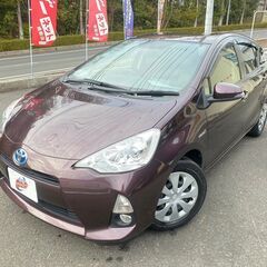 【簡単審査の自社分割ローン】H26年式 アクア S　【車検２年付...
