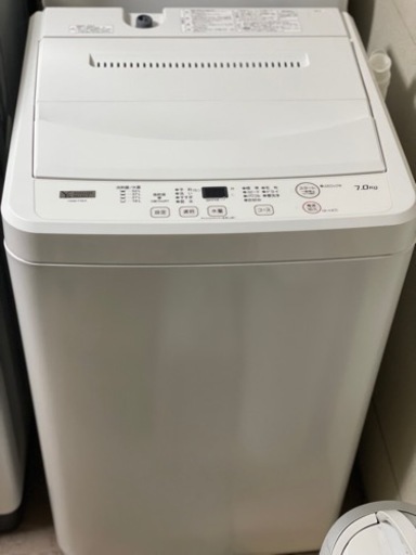 送料・設置込み　洗濯機　7kg ヤマダ　2022年