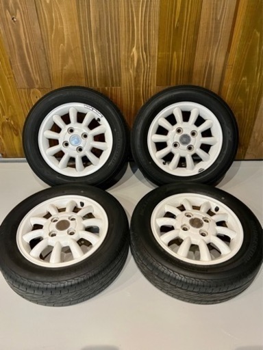 he21s ラパン 純正ホイールタイヤ　4本セット