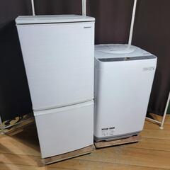 最新2021年製！つけかえドア対応！SHARP 家電セット b‼️設置まで無料‼️つけかえドア対応✨最新2020&19年製✨SHARP 家電セット