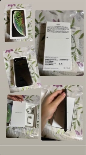 iPhone10smax本体(simフリー)64GB+革製ケース