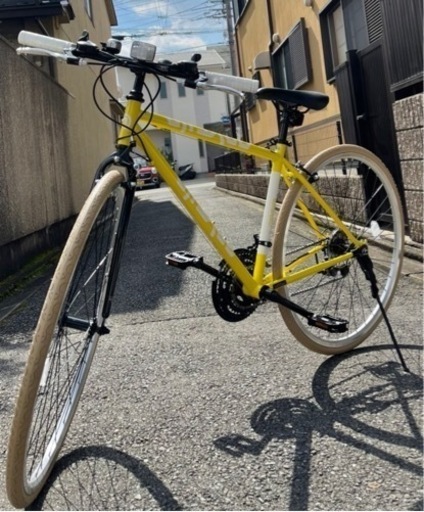 クロスバイク イエロー