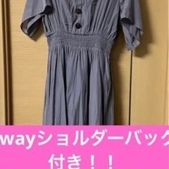  GRL ワンピースMサイズ＆2Wayショルダーバッグ