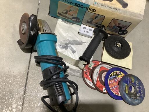 SSHINKO ディスク グラインダー SDG-100D  作動確認済み