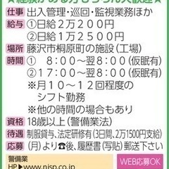 施設警備スタッフ/WO00000554206_20230311の画像