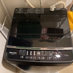 Hisense 洗濯機 5.5kg 2017年の画像