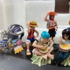 ワンピース　フィギュア　有名な拉麺のシーンなど　ケース付きの画像