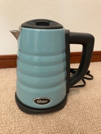 【美品】電気ケトル　水色　オシャレ　かわいい　Oster
