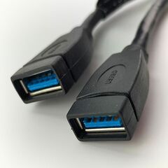 20ピンヘッダー出力用USB3.2 Gen1ソケット変換ケーブルの画像