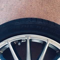 WORK SPORBO FERVORE 17インチアルミ・タイヤセットの画像