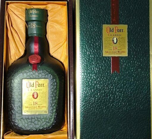 （決まりました）【未開栓古酒】Old Parr CLASSIC AGED 18 YEARS(化粧箱付)
