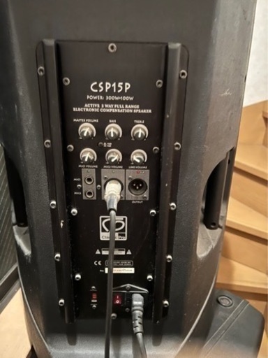 ★値下げしました★CLASSIC PRO(クラシックプロ)CSP15P PAスピーカー【スタンドのおまけ付き】