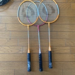 バトミントンラケット　3本の画像