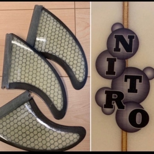 JSサーフボード NITRO + 6'7ハードケース