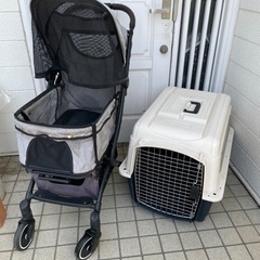 ペット用ケージとカートとサークル
