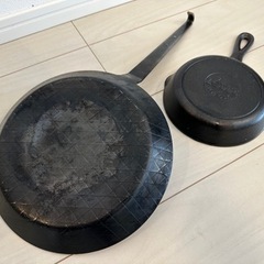 使用感あり シューミーデアイゼンフライパン スキレット セットの画像