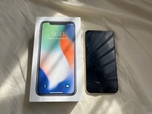 箱付❗️Iphone x 64GB ホワイト　SIMフリー