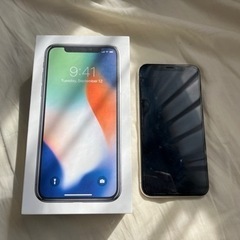 箱付❗️Iphone x 64GB ホワイト　SIMフリー