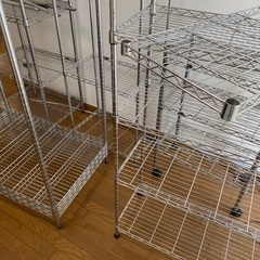 5つまとめて　ステンレスラック　の画像