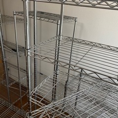 5つまとめて　ステンレスラック　の画像