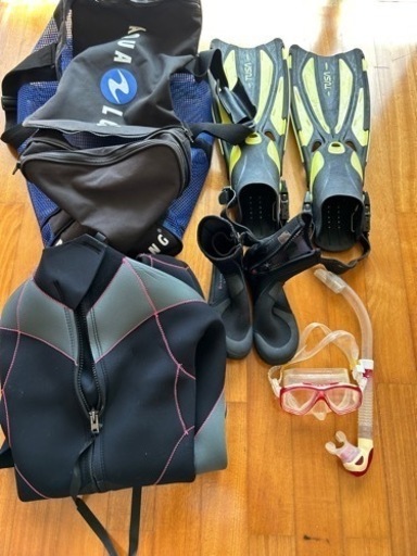 ダイビング軽器材セット