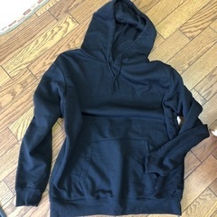 メンズL スウェット上下セット　黒の画像