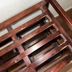 木製2段ラック（幅56.5cm×高さ37cm）の画像