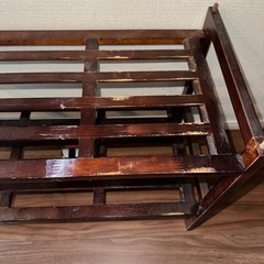木製2段ラック（幅56.5cm×高さ37cm）の画像
