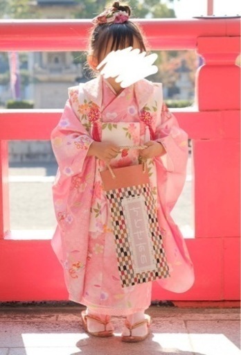 (再来週まで)(3歳)着物、被布、小物セット