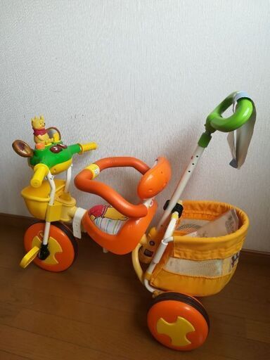 【決まりました】✨最終値下✨　子供用三輪車　プーさん