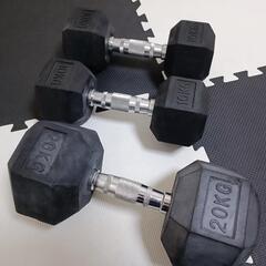 ダンベルとベンチセット