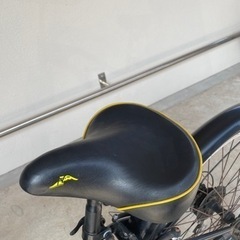 グッドイヤー GOOD YEAR ビーチクルーザー 自転車 ブラック ギア付き　※破損部分ありの画像
