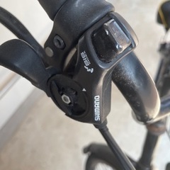 グッドイヤー GOOD YEAR ビーチクルーザー 自転車 ブラック ギア付き　※破損部分ありの画像